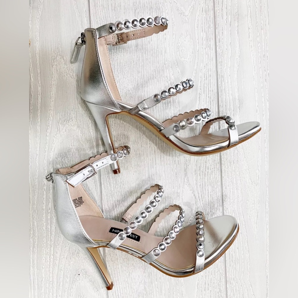 Nine West Vandison Ankle Strap high heels